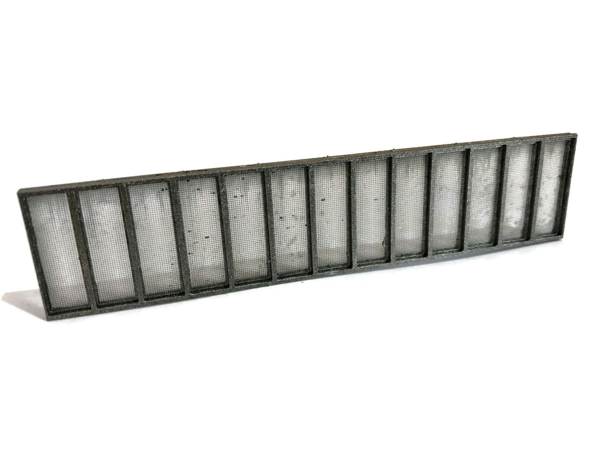 LX262-OO Modern Industrial / Depot Window & Weathered Glazing (118mm x 26mm) - OO/4mm/1:76