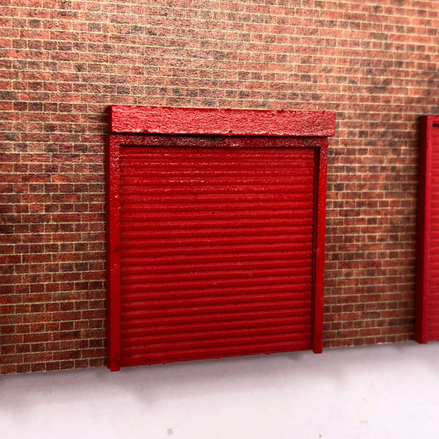 LX276-OO Roller Shutter Doors Set 1 (26.4mm x 26.4mm) (Pack of 4) - OO/4mm/1:76