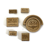 LX287-OO Building Date Stones & House Names (Pack of 26) - OO/4mm/1:76