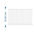 LX298-OO Canopy Valance #4 (L & Y Railway etc) - 24mm Tall - OO/4mm/1:76