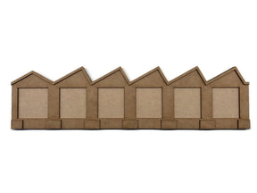 LX315-OO Ultra- Low Relief North Light Engine Shed / Wagon Works Side Wall (Pack Of 2) - OO/4mm/1:76