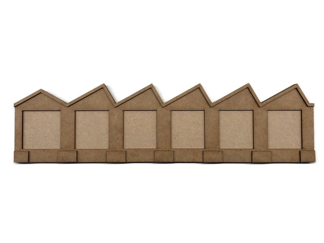 LX315-OO Ultra- Low Relief North Light Engine Shed / Wagon Works Side Wall (Pack Of 2) - OO/4mm/1:76