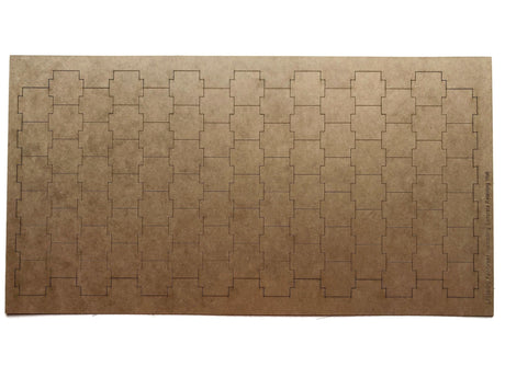 LX335-OO Laser Engraved Reinforced Concrete Retaining Wall Sheets (Pack of 2) - OO/4mm/1:76