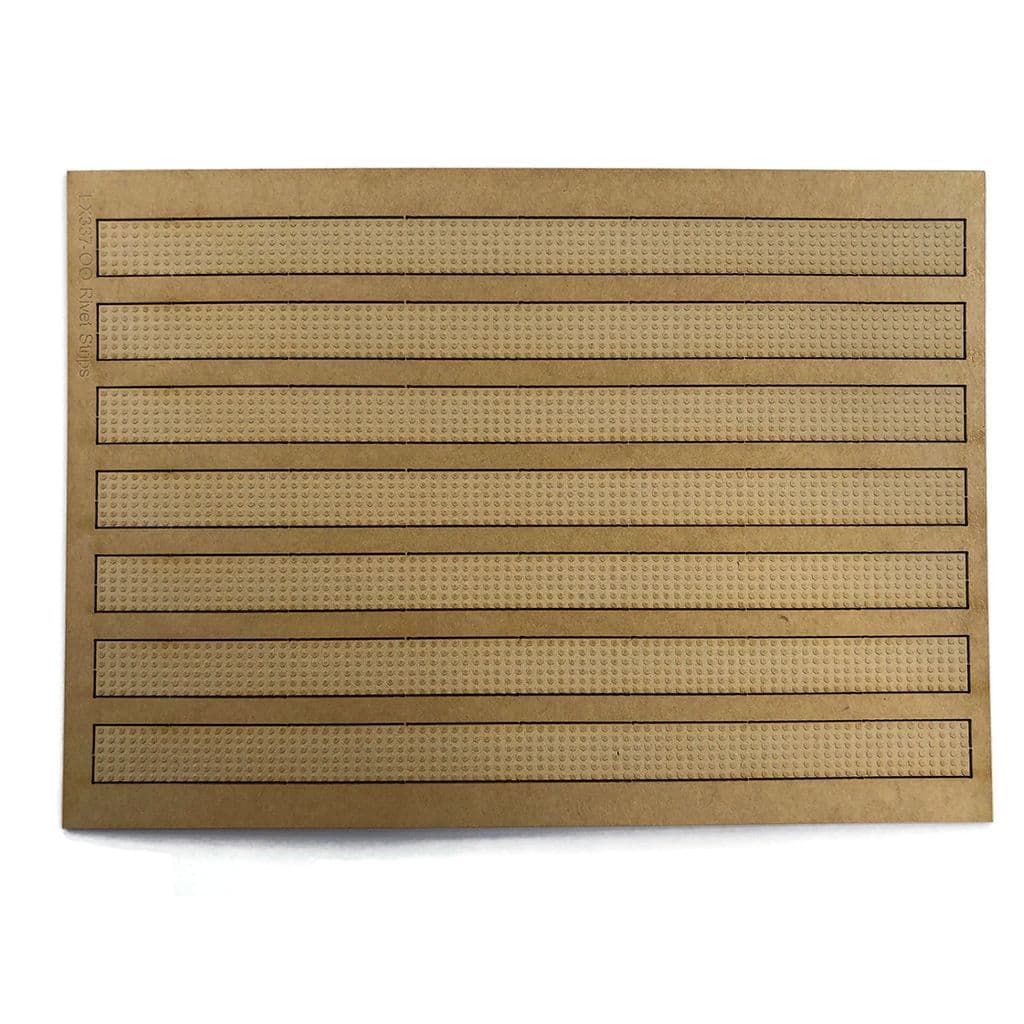 LX337-OO Rivet Strips (8mm wide) - OO/4mm/1:76