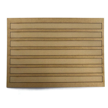 LX337-OO Rivet Strips (8mm wide) - OO/4mm/1:76