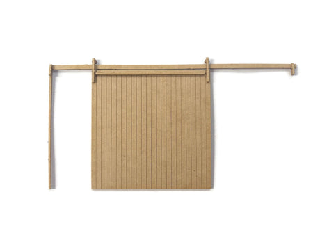 LX341-OO Small Sliding Industrial Doors (Pack of 3) - OO/4mm/1:76