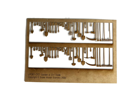 LX361-OO 62 Garden and DIY Tools - OO/4mm/1:76
