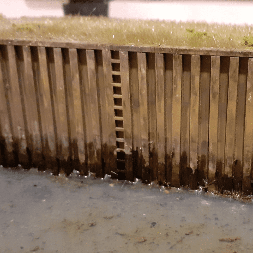 LX364-OO Dockside / Harbour Piling (54mm x 400mm) OO/4mm/1:76
