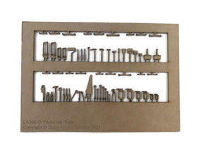 LX366-O 62 Engineers / Mechanics Tools - O/7mm/1:43
