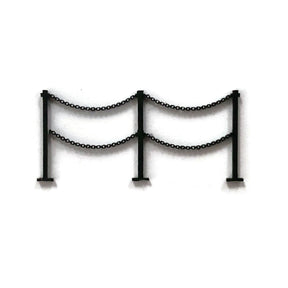 LX371-OO Chain Safety Railings For Depots Etc (Pack of 12) - OO/4mm/1:76