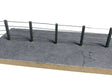 LX377-OO Laser Cut 4ft Concrete Post & Wire Fencing OO/4mm/1:76