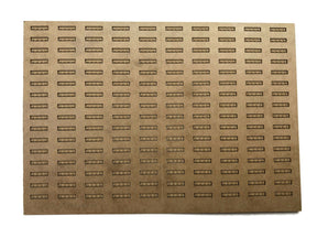 LX388-OO Laser Engraved Cosmetic Fishplates For Detailing Rails - OO/4mm/1:76