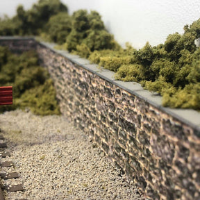 LX392-OO 10mm Wide Coping Stones For Walls (Pack of 11 Strips) - OO/4mm/1:76