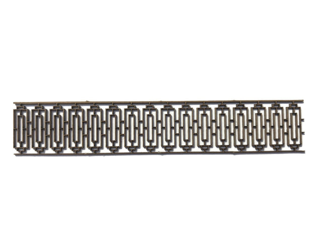 LX393-OO 4ft Art Deco Wrought Iron Railings - OO/4mm/1:76