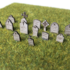 LX394-120 Laser Cut Gravestones (Pack of 58) - TT:120