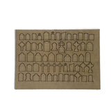 LX394-120 Laser Cut Gravestones (Pack of 58) - TT:120