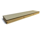 LX403-OO Single Sided Long Straight Platform (280mm x 66mm) (Pack of 2) - OO/4mm/1:76