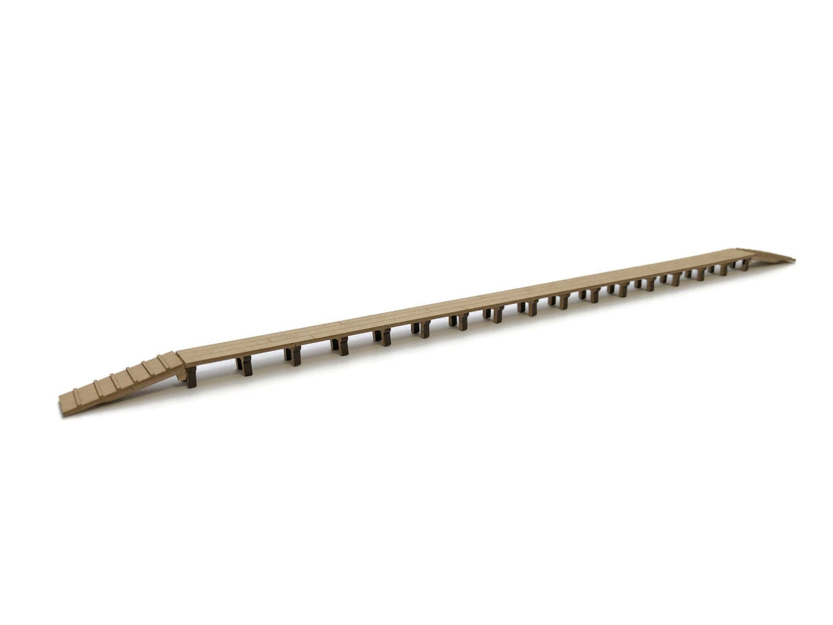 LX409-OO Steam Era Low-Level Wooden Walkway (Pack of 2) - OO/4mm/1:76