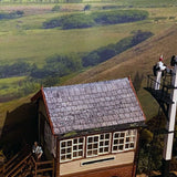 LX410-OO Pre-Weathered Laser Cut Roof Slates (A4 Sheet) - OO/4mm/1:76