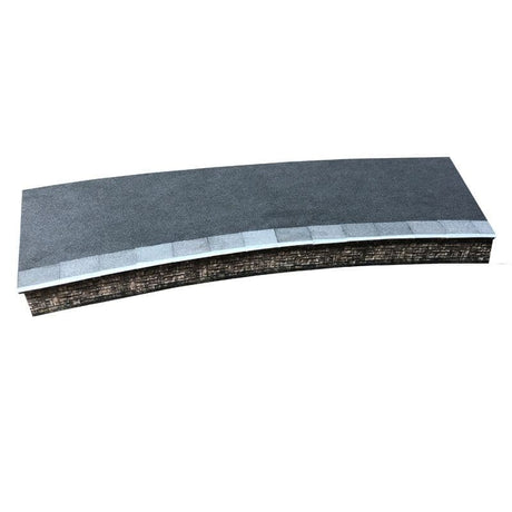LX414-OO Curved Platform Kit With Flexible Walls For Custom Station Platforms - OO/4mm/1:76