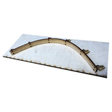 LX414-OO Curved Platform Kit With Flexible Walls For Custom Station Platforms - OO/4mm/1:76