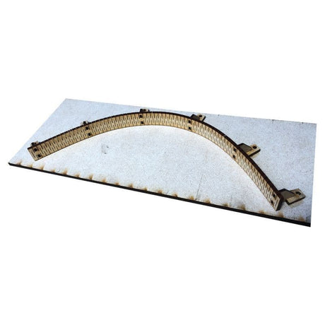 LX414-OO Curved Platform Kit With Flexible Walls For Custom Station Platforms - OO/4mm/1:76