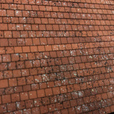 LX418-OO Pre-Weathered Laser Cut Terracotta Roof Tiles (A4 Sheet) OO/4mm/1:76