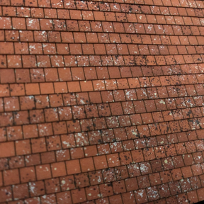 LX418-OO Pre-Weathered Laser Cut Terracotta Roof Tiles (A4 Sheet) OO/4mm/1:76