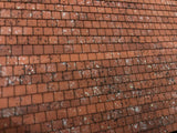 LX418-OO Pre-Weathered Laser Cut Terracotta Roof Tiles (A4 Sheet) OO/4mm/1:76