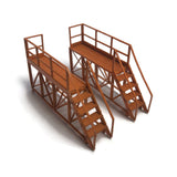 LX446-O Portable Locomotive Access Platforms (Pack of 2) - O/7mm/1:43