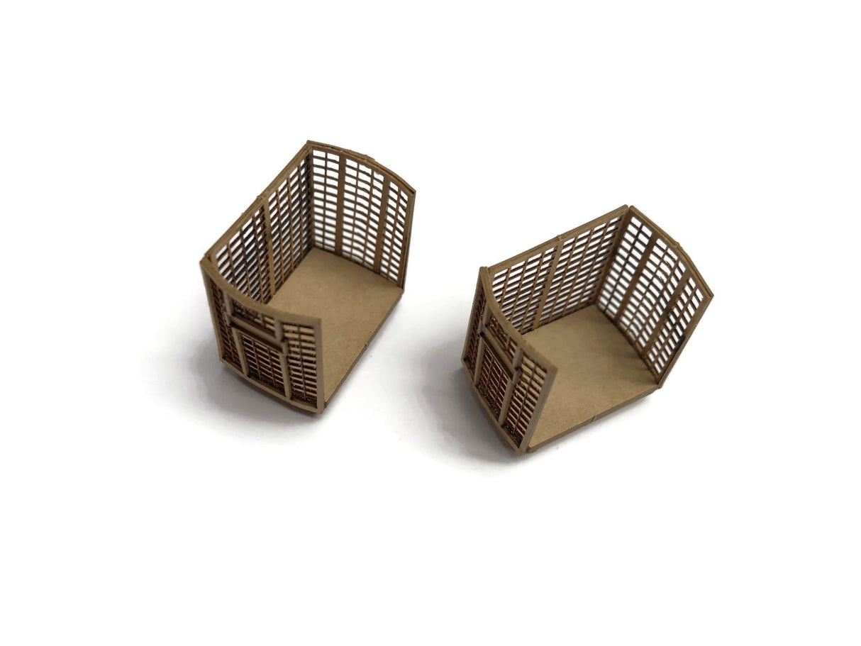 LX447-OO British Rail BRUTE Trolleys (Pack of 4) - OO/4mm/1:76