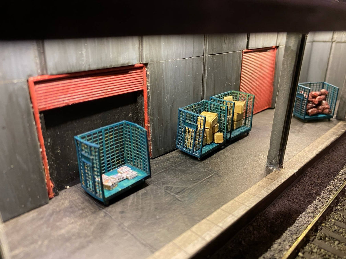 LX447-OO British Rail BRUTE Trolleys (Pack of 4) - OO/4mm/1:76