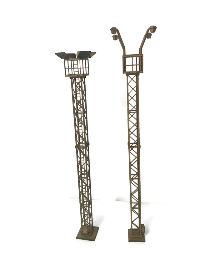 LX450-N 50ft Lattice Yard Lamp / Depot Lighting Tower (Pack of 1) - N/2mm/1:148