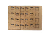 LX471-OO Hanging Shop / Cafe Signs (Pack of 24) - OO/4mm/1:76