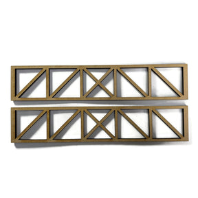 LX473-OO Girders Set 5 (St Pinnock Viaduct Style) - 240 x 48mm (Pack of 2) - OO/4mm/1:76