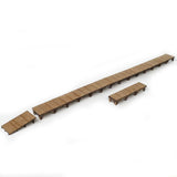 LX497-OO Wooden Halt Platform - OO/4mm/1:76
