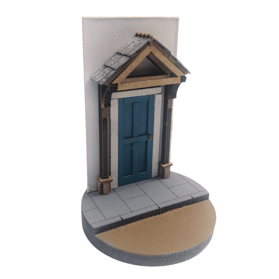 LX498-OO Gable Porch (Type A) Pack of 2  - OO/4mm/1:76