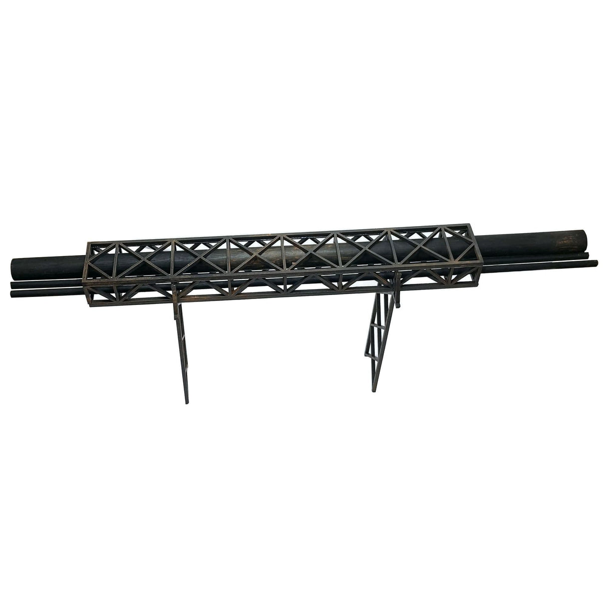 LX514-OO Industrial Pipe Bridge (200mm span x 86mm Clearance) - OO/4mm/1:76