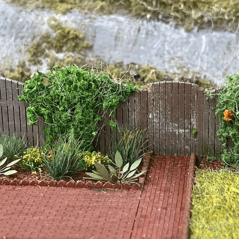 LX556-OO Brick Garden Path & Yard With Edging - OO/4mm/1:76