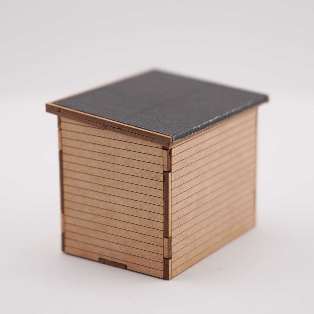 LX580-OO Pent Roof Garden Shed - OO/4mm/1:76