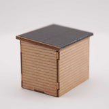 LX580-OO Pent Roof Garden Shed - OO/4mm/1:76