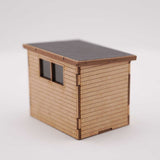 LX580-OO Pent Roof Garden Shed - OO/4mm/1:76