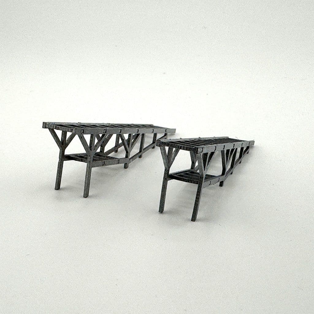 LX584-OO Vehicle Forecourt Display Ramps - OO/4mm/1:76