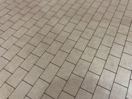 LX587-OO 2ft x 2ft Paving Slabs Engraved Sheet (144mm x 272mm) - OO/4mm/1:76