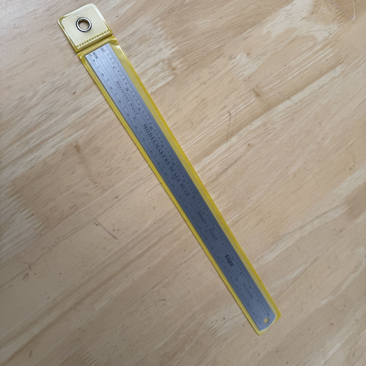 Model Makers Scale Ruler -  OO Gauge / 4mm - Steel