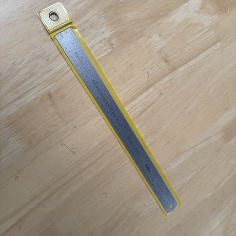 Model Makers Scale Ruler -  OO Gauge / 4mm - Steel