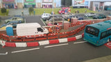 MP023-OO Laser Cut Roadworks Safety Barriers (Pack of 6) OO/4mm/1:76