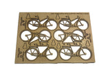 MP041-O Bicycles (Pack of 6) O/7mm/1:43
