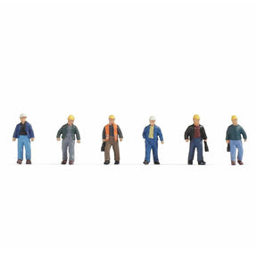 Noch 15057 Standing Construction Workers (Pack of 6) OO/HO