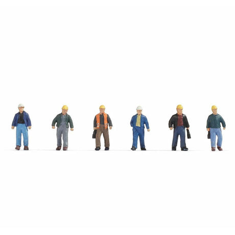 Noch 15057 Standing Construction Workers (Pack of 6) OO/HO